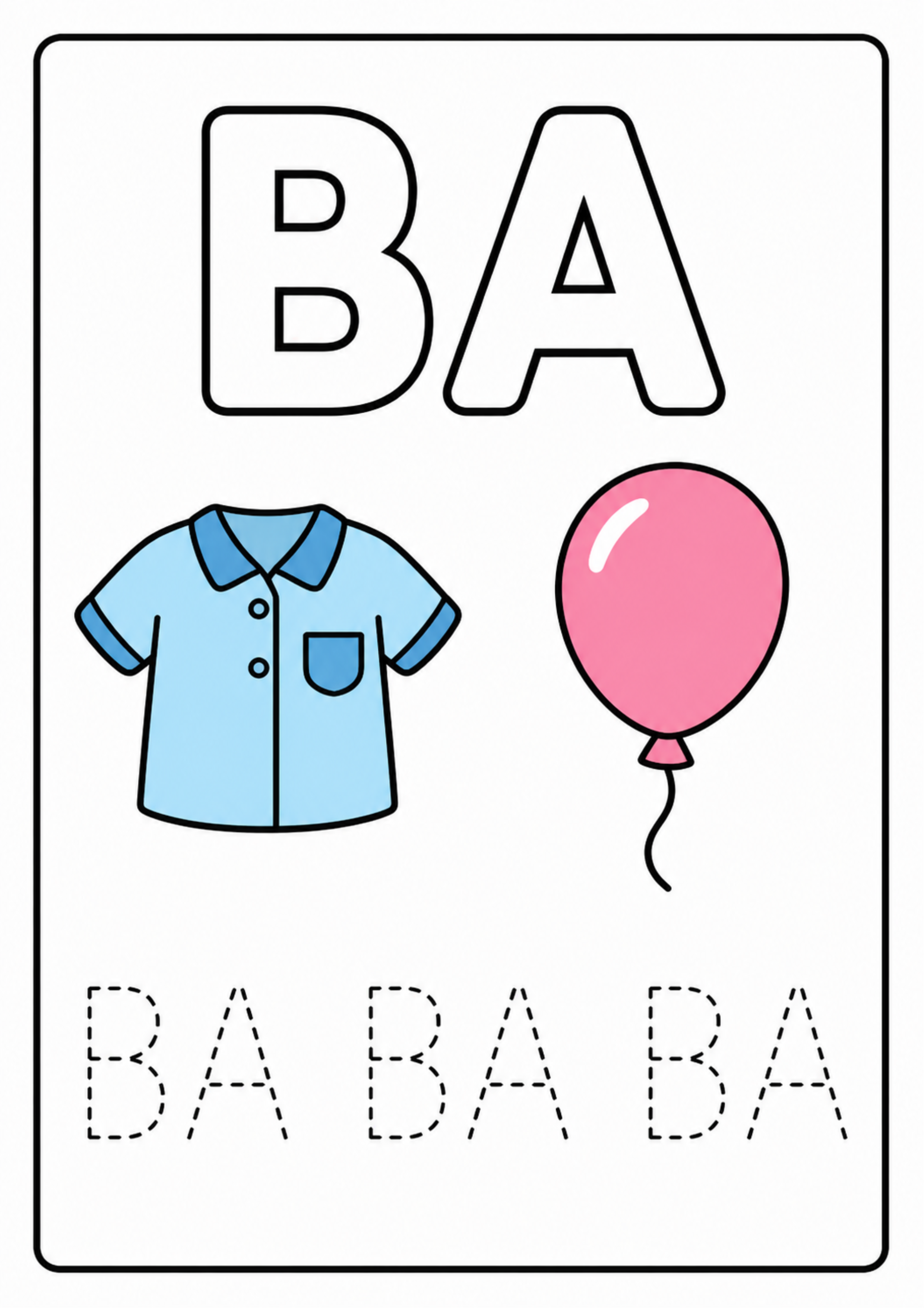 Worksheet suku kata